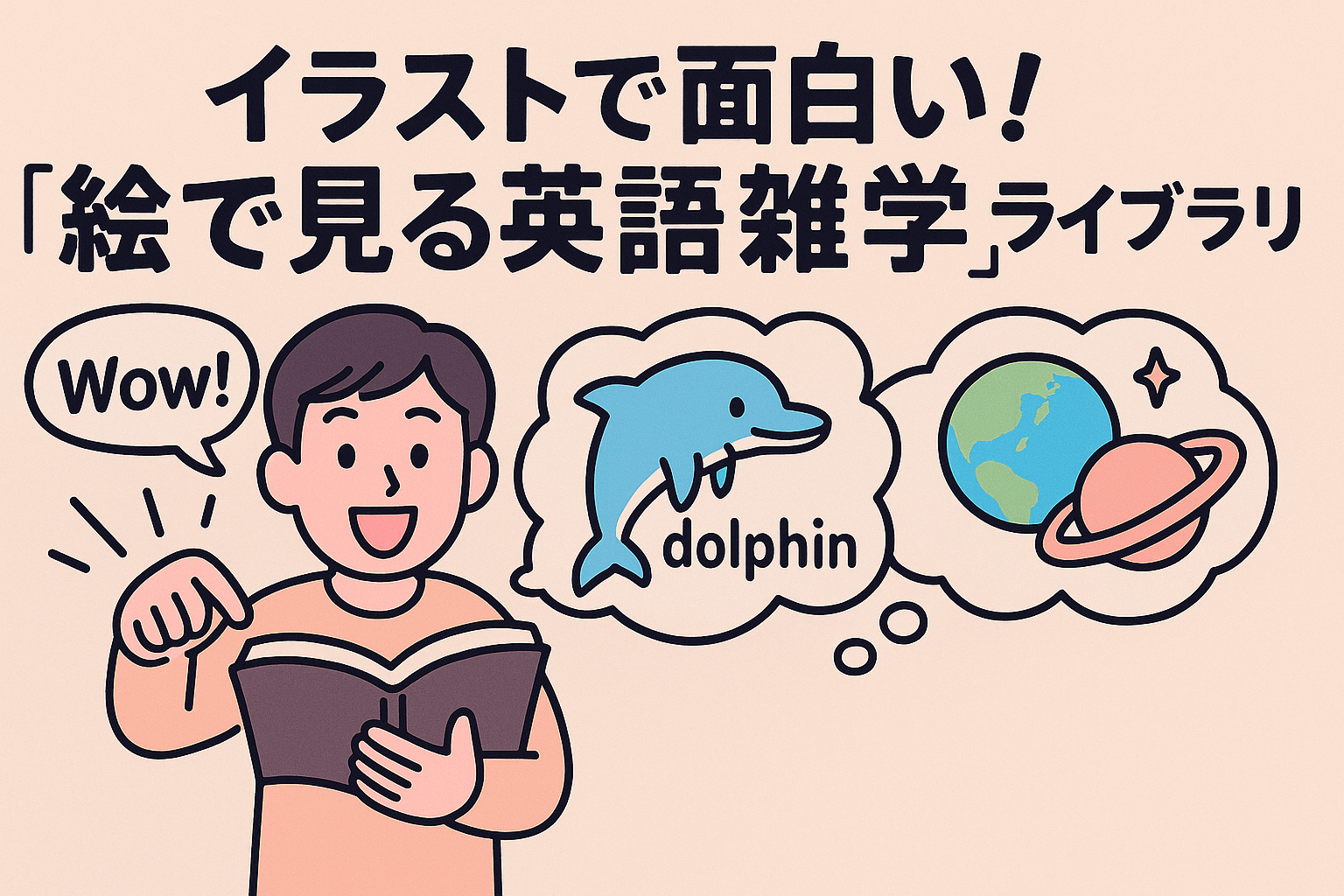 写真とイラストで面白い!「絵で見る英語雑学」ライブラリ