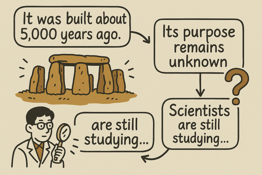 イメージでわかる英文法表現:ストーンヘンジの謎(The Mystery of Stonehenge)