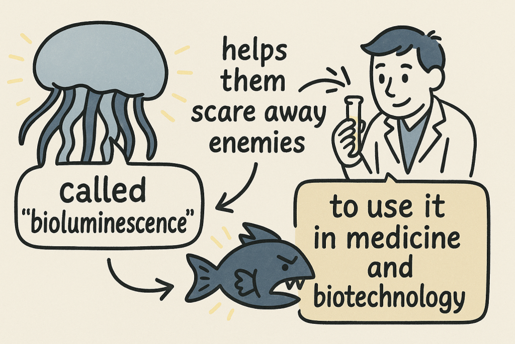 イメージでわかる英文法表現:クラゲはなぜ光るのか?(Why Do Jellyfish Glow?)