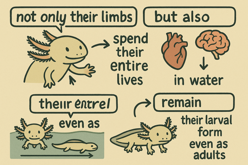 イメージでわかる英文法表現:アホロートルの驚くべき再生能力(The Amazing Regeneration of Axolotls)