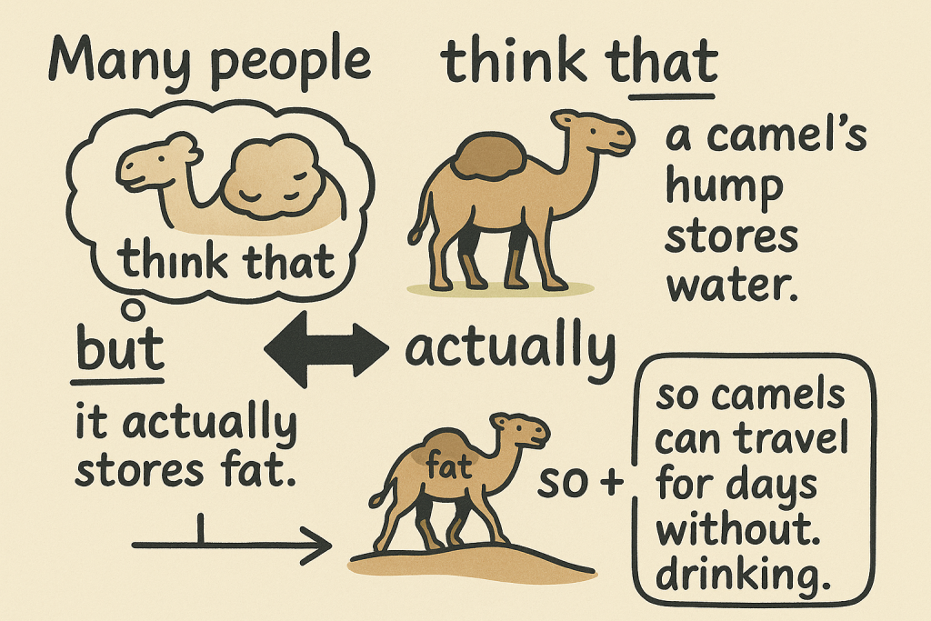 イメージでわかる英文法表現:ラクダのコブの秘密(The Secret of a Camel’s Hump)