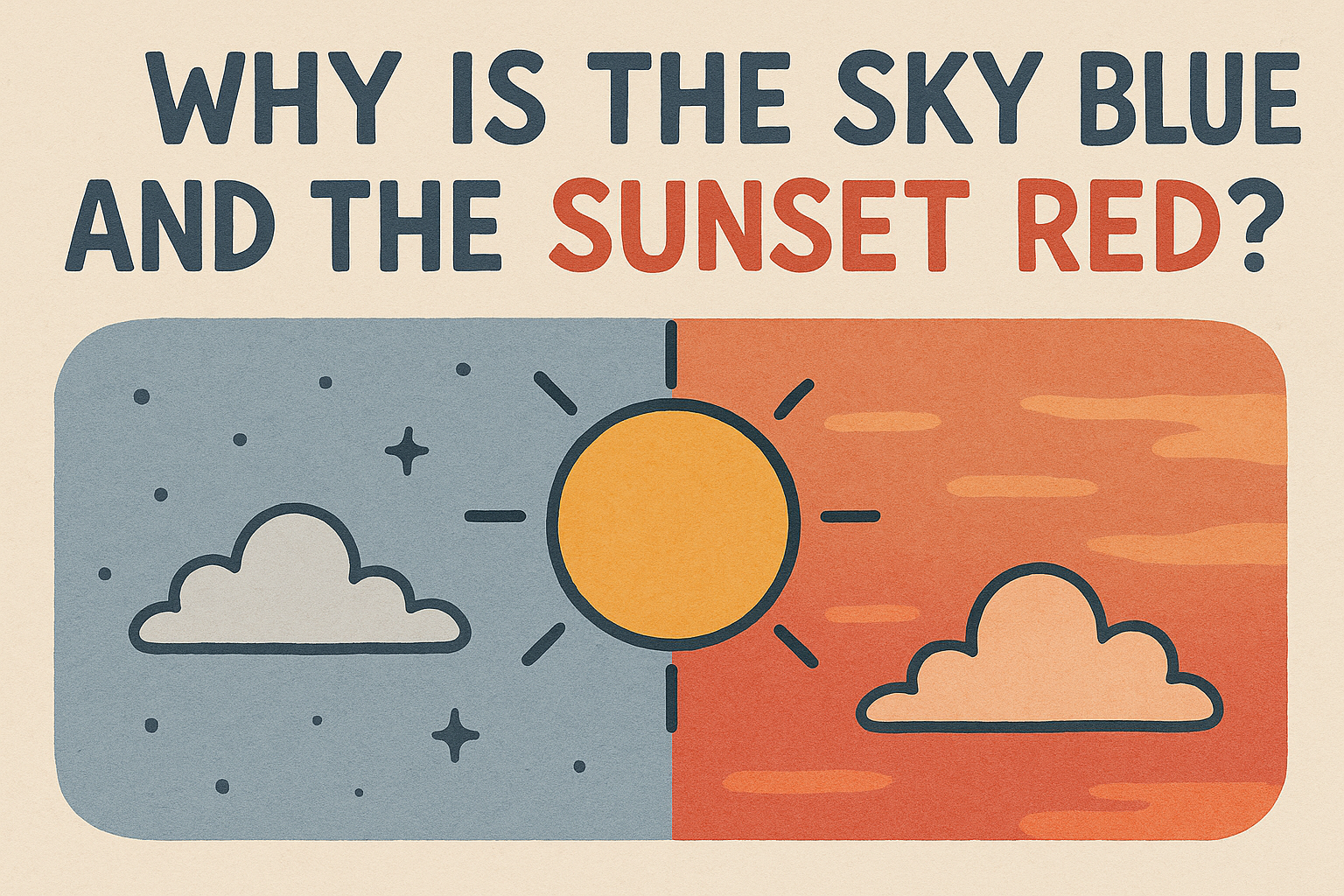 なぜ空は青くて夕焼けは赤いの？