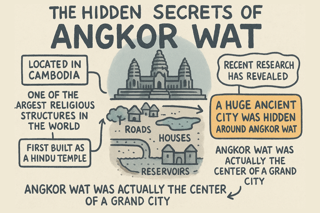 絵で見る英語で雑学:アンコールワットの隠された秘密(The Hidden Secrets of Angkor Wat)